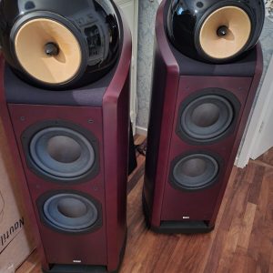 B&W 802 Nautilus speakers