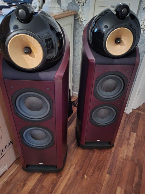 B&W 802 Nautilus speakers